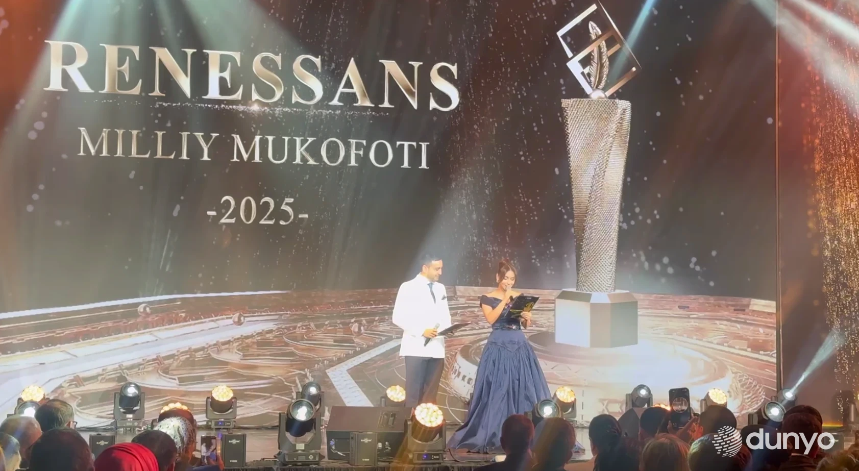 Тошкентда “Ренессанс” миллий мукофоти тақдирлаш маросими бўлиб ўтмоқда