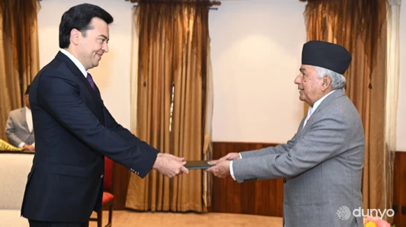 Ўзбекистоннинг Непалдаги биринчи элчиси ушбу мамлакат Президентига ишонч ёрлиқларини топширди