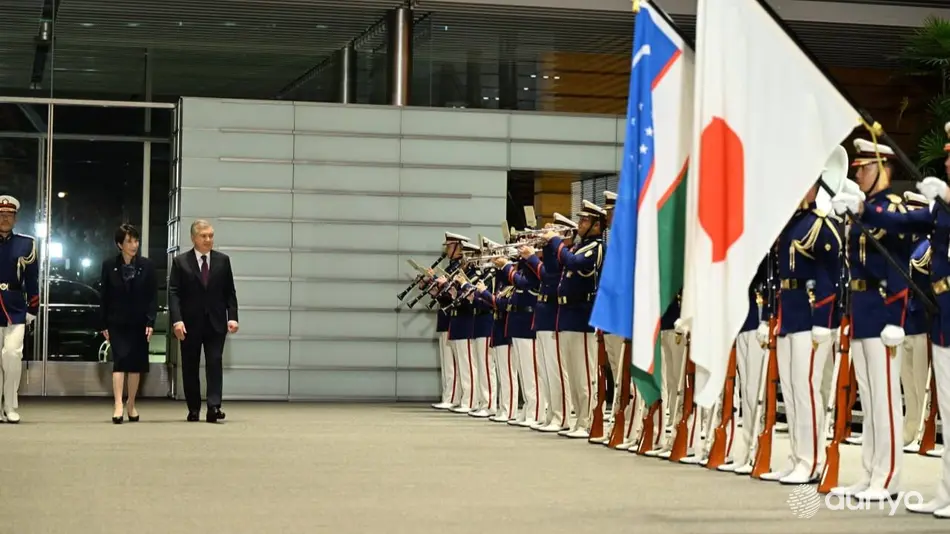 Токио шаҳрида Ўзбекистон Президентини расмий кутиб олиш маросими бўлиб ўтди