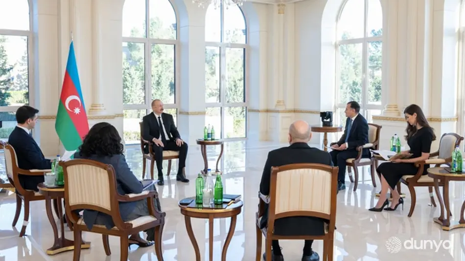 Президент Азербайджана в интервью телеканалам отметил значение присоединения к формату сотрудничества стран Центральной Азии