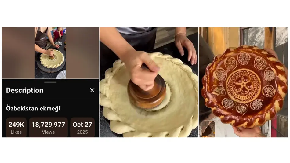 Turkiyada o‘zbek noni haqidagi videorolik 18 million marta tomosha qilindi