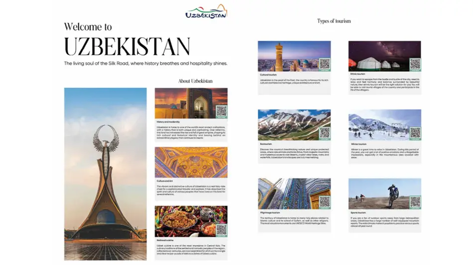 Туристический потенциал Узбекистана представлен в журнале национальной авиакомпании Латвии