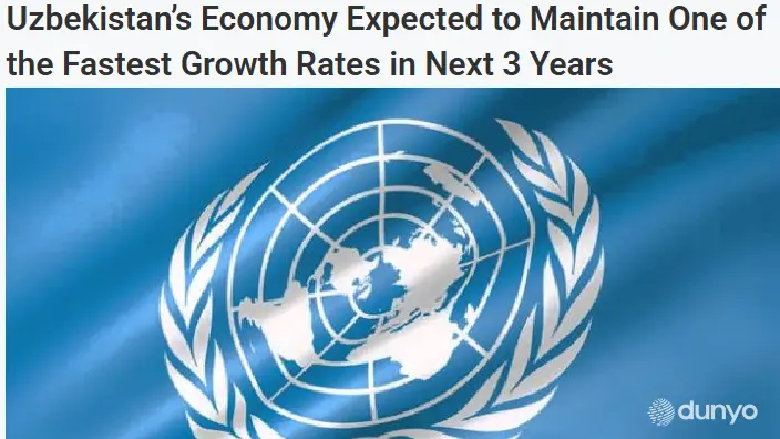 “The World News”: Uch yil ichida O‘zbekiston iqtisodiyoti MDH orasida eng yuqori o‘sishni namoyish etishi kutilmoqda