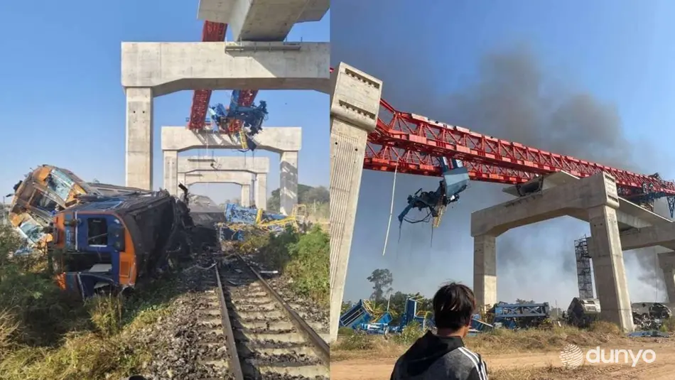 Не менее 22 человек погибли в результате обрушения крана на поезд в Таиланде