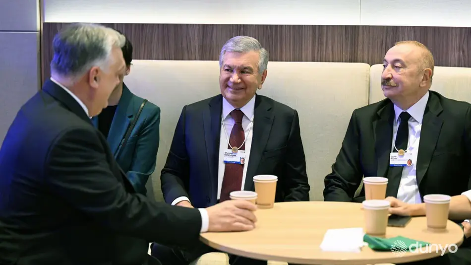 В Давосе состоялась встреча лидеров Узбекистана, Азербайджана и Венгрии