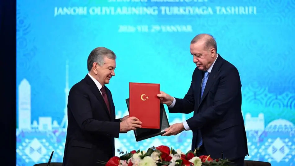 Ўзбекистон ва Туркия Президентлари музокараларининг натижалари муҳим битимлар билан мустаҳкамланди