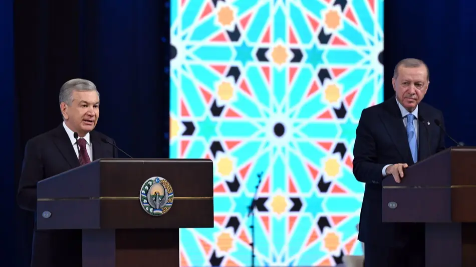 Президенты Узбекистана и Турции выступили с заявлениями для представителей средств массовой информации