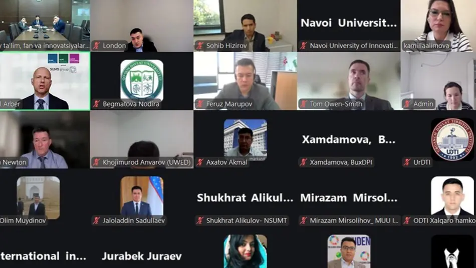 На узбекско-британском онлайн-форуме обсуждены перспективы введения «двойных дипломов» и создания в нашей стране кампусов зарубежных вузов