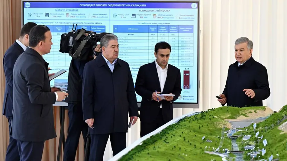 Президенту Узбекистана представлена информация о ходе модернизации системы питьевого водоснабжения в Сурхандарьинской области