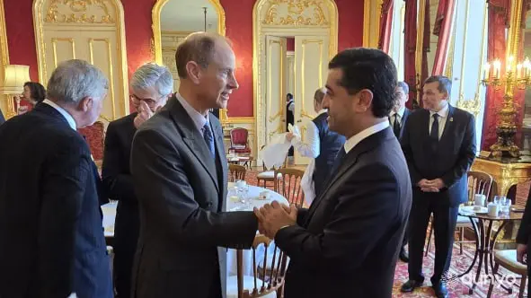 Министр иностранных дел Узбекистана принял участие во встрече официальных делегаций и студентов из Центральной Азии с Принцем Эдвардом