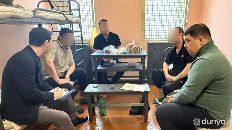 Чет эл фуқароларини вақтинчалик сақлаш марказида бўлиб турган ватандошлар ҳолидан хабар олинди