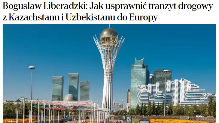 Влиятельная польская газета предложила упростить автомобильный транзит из Узбекистана и Казахстана в Европу
