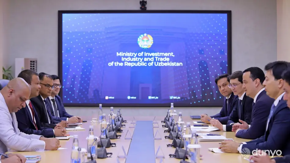 O‘zbekiston Investitsiyalar, sanoat va savdo vazirligida Hindistonning yetakchi kompaniyasi delegatsiyasi bilan uchrashuv o‘tkazildi