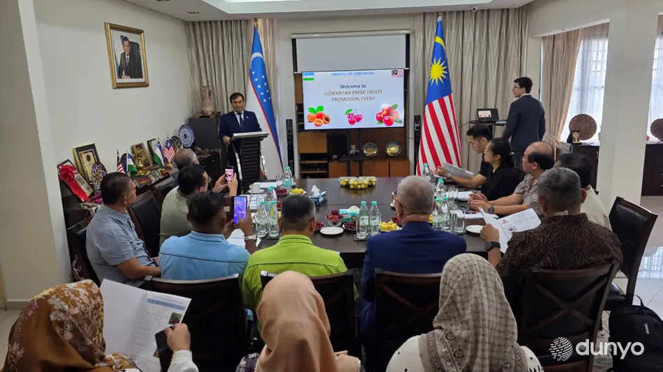 Presentation of fresh fruits grown in Uzbekistan takes place in Kuala Lumpur