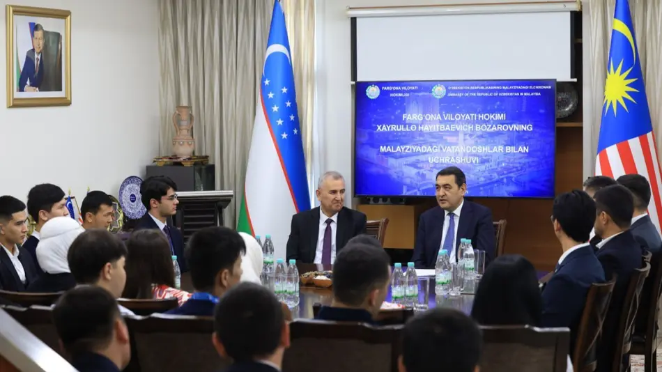 Farg‘ona viloyati delegatsiyasi Malayziyadagi vatandoshlar bilan uchrashdi
