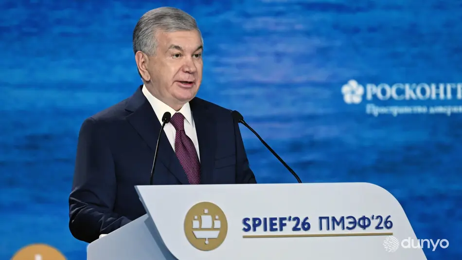 Oʻzbekiston  Prezidenti Shavkat Mirziyoyevning Peterburg xalqaro iqtisodiy forumidagi nutqi
