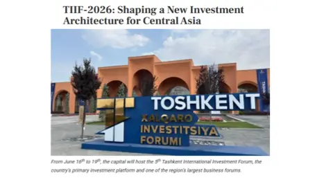 “Daily Independent” gazetasi: Toshkent xalqaro investitsiya forumi Markaziy Osiyoning asosiy investitsiya platformasiga aylandi