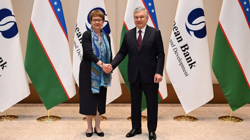 O‘zbekiston Prezidenti Yevropa tiklanish va taraqqiyot banki prezidentini qabul qildi