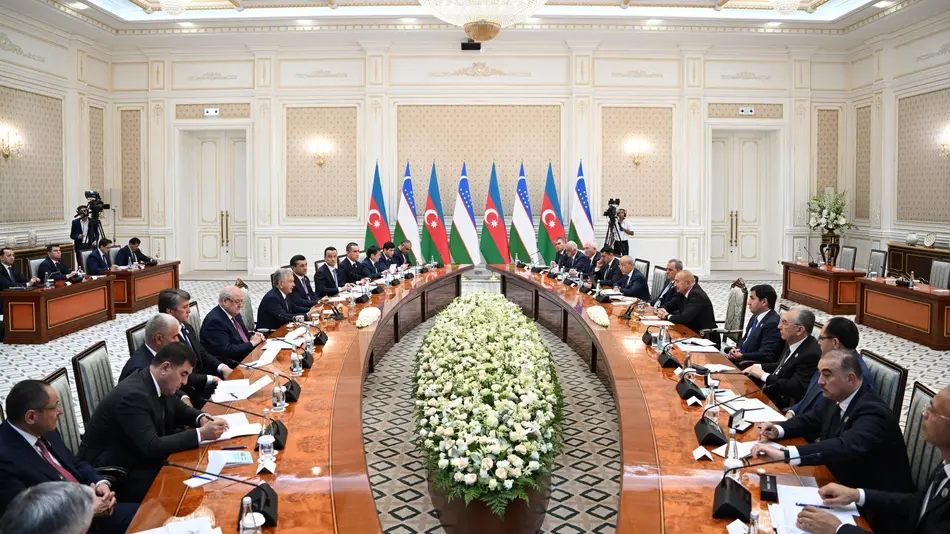 Президенты Узбекистана и Азербайджана провели в Ташкенте третье заседание Высшего межгосударственного совета