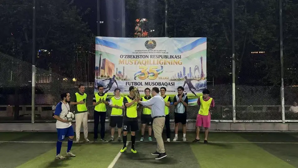 Uzbek Compatriots in Guangzhou celebrate Independence Day with a Football Tournament