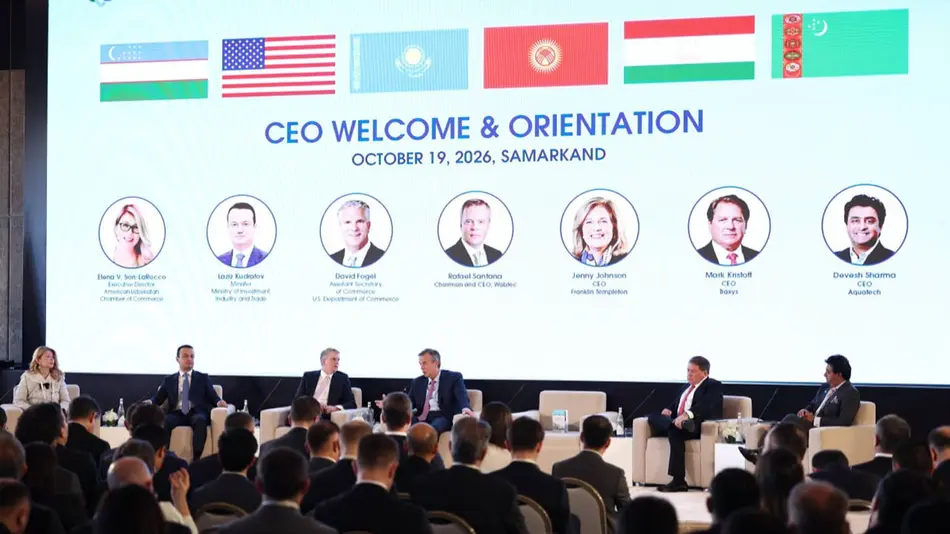 Samarqandda “C5+1” formati doirasidagi ishbilarmonlik dasturiga start berildi
