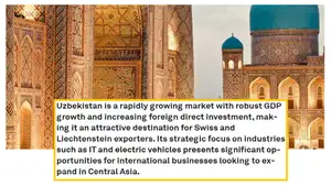 Switzerland launches new online platform on Uzbekistan for exporters and investors