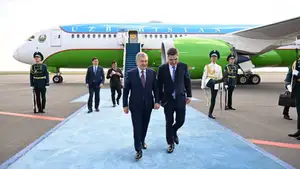 Президент Узбекистана прибыл с рабочим визитом в столицу Казахстана
