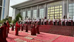 Культурное наследие Узбекистана представлено на выставке ковров в Туркменистане