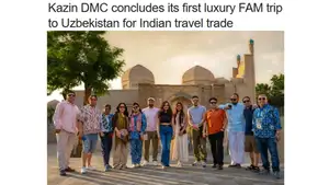 “Travel Trade Journal” Hindiston sayyohlik kompaniyalari vakillarining O‘zbekistonga lyuks toifasidagi tanishuv turi haqida maqola chop etdi
