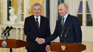 Президенты Узбекистана и России дали старт строительству первого энергоблока АЭС в нашей стране