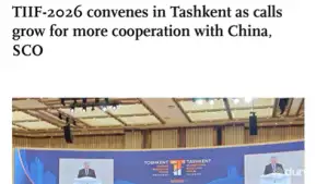 “Global Times”: Tashkent Investment Forum Enabled Governments and International Business to Discuss Key Issues

