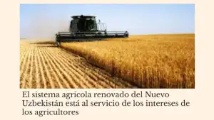 “El Mundo Financiero”: Янги Ўзбекистон қишлоқ хўжалигидаги ислоҳотлар фермерлар манфаатларига хизмат қилмоқда