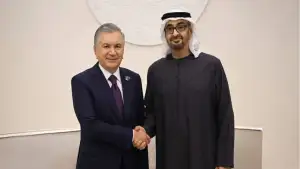 Президент Узбекистана провел телефонный разговор с Президентом ОАЭ

