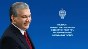 Президент Шавкат Мирзиёев поздравил работников сферы железнодорожного транспорта Узбекистана с профессиональным праздником