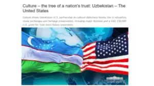 “Pakistan Today” gazetasi: O‘zbekiston–AQSH madaniy-ma’rifiy yo‘nalishda yangi tashabbus va loyihalarni amalga oshirmoqda
