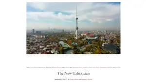 “The National Interest”: Ўзбекистон Марказий Осиёда тараққиёт ва ҳамкорликнинг асосий ҳаракатлантирувчи кучига айланмоқда