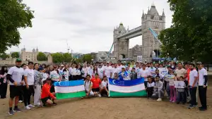 В Лондоне состоялся марафонский забег "Mustaqillik Run", посвященный 35-летию независимости Узбекистана