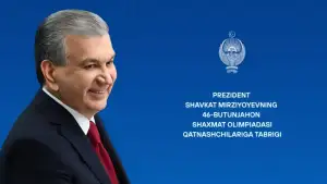 Президент Шавкат Мирзиёев направил приветствие участникам 46-й Всемирной шахматной олимпиады