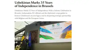 «EuReflect»: Открытие постоянного Посольства Бельгии в Ташкенте в сентябре 2026 года важным шагом к укреплению двусторонних отношений
