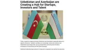“Global News Pakistan”: O‘zbekiston va Ozarbayjon raqamli texnologiyalar sohasida qo‘shma innovasion xab tashkil etmoqda
