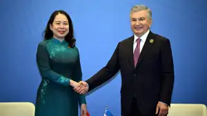 Президент Узбекистана встретился с Вице-президентом Вьетнама 