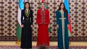 Saida Mirziyoyeva: Özbekiston, Turkmaniston va Ozarbayjonni köp asrlik döstlik, özaro işonç va muştarak qadriyatlar boğlab turadi
