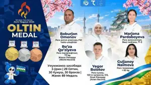 Ўзбекистон спортчилари Параосиё ўйинларида Осиё ва жаҳон рекордларини янгилашда давом этмоқда